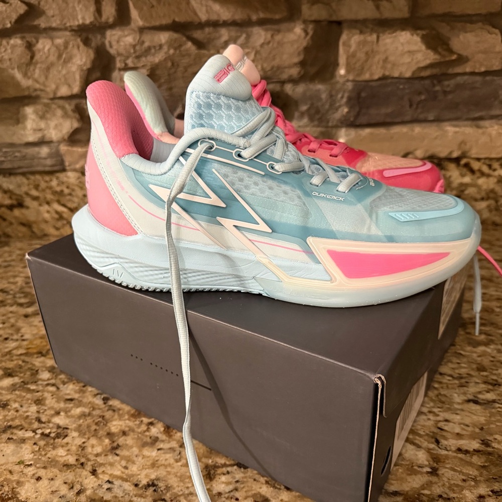 361° Women’s Pink & Light Blue Dual-Color Sneakers - Picture 2 of 12